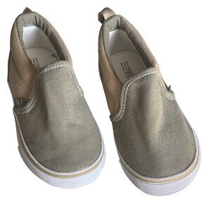 Gymboree Kids Unisex Casual Canvas Slip On Two Tone Sneakers Shoes Size 6